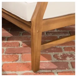 Perla 6pc Acacia Wood Patio Chat Set W/ Water Resistant Cushions - Cream - Christopher Knight Home -Outdoor Furniture Store GUEST 03d7df33 5ec9 4db8 8ad9 4d6824d5f70e