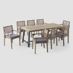 Atlantic 9pc Acacia Wood Dining Set - Christopher Knight Home 15 Atlantic 9pc Acacia Wood Dining Set - Christopher Knight Home -Outdoor Furniture Store GUEST 043623f1 692e 4706 922b eb1ea91849d9