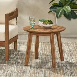 Brooklyn Acacia Wood Side Table - Teak - Christopher Knight Home -Outdoor Furniture Store GUEST 04a70529 c12f 4c6f a4d6 c2d59fee0cc0