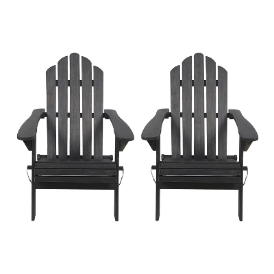 2pk Hazel Outdoor Acacia Wood Foldable Adirondack Chairs - Christopher Knight Home 11 2pk Hazel Outdoor Acacia Wood Foldable Adirondack Chairs - Christopher Knight Home - Image 9