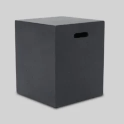 Cape Coral 3pc Aluminum And Rectangular MGO Fire Table Set - Gray - Christopher Knight Home -Outdoor Furniture Store GUEST 0a7694b9 f5d7 4f93 9fdc bb8d7d3fb1b6