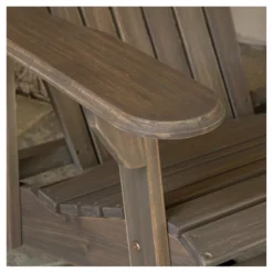 Hayle Reclining Wood Adirondack Chair With Footrest - Gray - Christopher Knight Home -Outdoor Furniture Store GUEST 0fd9bb12 51a5 452c acc8 981f51a3f5e5