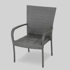 Nash 7pc Wicker Dining Set - Gray - Christopher Knight Home -Outdoor Furniture Store GUEST 10fb9560 e34d 41fc aaa9 716da16f4f48 2