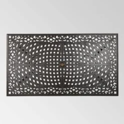 Phoenix Rectangle Cast Aluminum Table - Hammered Bronze - Christopher Knight Home -Outdoor Furniture Store GUEST 117bfe28 aefa 462d ae52 3f098262133e