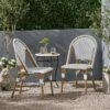 Elize 2pk Outdoor French Bistro Chairs - Gray/White/Bamboo - Christopher Knight Home 2 Elize 2pk Outdoor French Bistro Chairs - Gray/White/Bamboo - Christopher Knight Home -Outdoor Furniture Store GUEST 1209763f a8d3 42af 940f 0c130e237f47