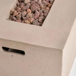 Kalo 5pc Wicker Chat Set With Fire Table - Brown/Tan/Light Gray - Christopher Knight Home -Outdoor Furniture Store GUEST 1225dedc a169 4c8d 9547 667b9cf31749