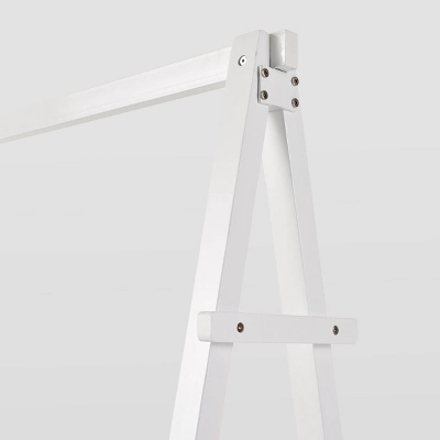 Huckleberry Rectangle Acacia Wood Patio Dining Table With Iron Plant Hanger Dark Brown/White - Christopher Knight Home 6 Huckleberry Rectangle Acacia Wood Patio Dining Table With Iron Plant Hanger Dark Brown/White - Christopher Knight Home - Image 4