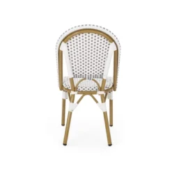 Elize 2pk Outdoor French Bistro Chairs - Gray/White/Bamboo - Christopher Knight Home 16 Elize 2pk Outdoor French Bistro Chairs - Gray/White/Bamboo - Christopher Knight Home -Outdoor Furniture Store GUEST 187f46e6 b404 418e 9a56 71257e33be1d