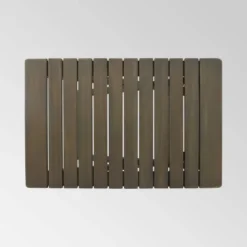 Malibu Folding Side Table - Gray - Christopher Knight Home -Outdoor Furniture Store GUEST 1b9563a6 c0ce 4fa1 b6ca 6ad4e2cbfcb3