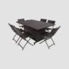 Maldives 7pc Foldable Wicker Dining Set - Brown - Christopher Knight Home -Outdoor Furniture Store GUEST 1bda1b28 6db3 4c9a 8bf1 4017396de3e1