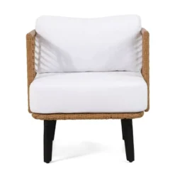 Nic 2pk Outdoor Wicker Club Chairs With Cushions - Light Brown/White - Christopher Knight Home 12 Nic 2pk Outdoor Wicker Club Chairs With Cushions - Light Brown/White - Christopher Knight Home -Outdoor Furniture Store GUEST 1ef7d398 5db7 490d a22b bf2aaf11e384