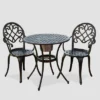 Angeles 3pc Cast Aluminum Bistro Set - Copper - Christopher Knight Home -Outdoor Furniture Store GUEST 264c727e 8e51 4c58 baeb 62ccbdf32c47