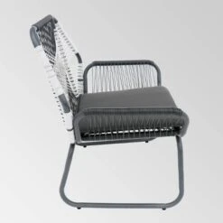 Milan 2pk Steel Club Chairs - Gray/White - Christopher Knight Home 14 Milan 2pk Steel Club Chairs - Gray/White - Christopher Knight Home -Outdoor Furniture Store GUEST 2ae556a6 28c5 4c2e 877e 6f90bf52e1a4
