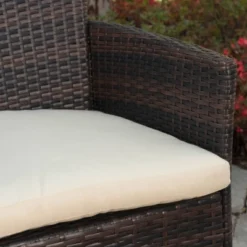 Jennys 6pc Acacia/Wicker Patio Dining Set - Brown - Christopher Knight Home -Outdoor Furniture Store GUEST 2b4c1bb1 d7f0 41f4 a388 18a7f0f94059