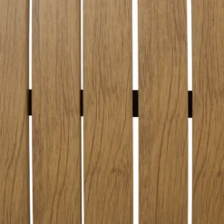 Doheny Rectangular Outdoor Aluminum Dining Table Natural/Black - Christopher Knight Home -Outdoor Furniture Store GUEST 2e16e431 7f5a 47cb a3d0 23030978b663