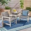 Hampton 2pk Wood & Wicker Mid-Century Club Chairs - Light Gray/Black - Christopher Knight Home -Outdoor Furniture Store GUEST 2ee4fcc8 3f06 43a6 abf9 041f3d376ae9