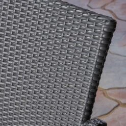 Kent 3pc Acacia Wood & Wicker Bistro Set - Gray - Christopher Knight Home -Outdoor Furniture Store GUEST 2fbf8cc6 c41b 473a becd 51a190020011