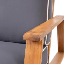 Paloma 2pk Outdoor Acacia Wood Club Chairs With Cushions - Teak/Dark Gray - Christopher Knight Home -Outdoor Furniture Store GUEST 3247df7d 7d4b 4d42 85fa 1ce5f9cbf692