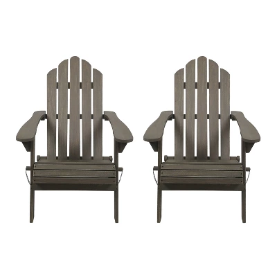 2pk Hazel Outdoor Acacia Wood Foldable Adirondack Chairs - Christopher Knight Home 12 2pk Hazel Outdoor Acacia Wood Foldable Adirondack Chairs - Christopher Knight Home - Image 10