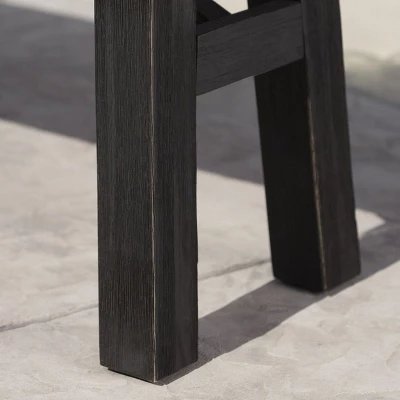 Bettina Acacia Wood Patio Bench - Gray - Christopher Knight Home 6 Bettina Acacia Wood Patio Bench - Gray - Christopher Knight Home - Image 4