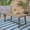 Raphael Rectangle Acacia Wood Dining Table - Gray - Christopher Knight Home