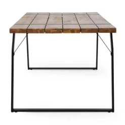 Varva Rectangular Outdoor Acacia Wood Dining Table Teak/Black - Christopher Knight Home 10 Varva Rectangular Outdoor Acacia Wood Dining Table Teak/Black - Christopher Knight Home -Outdoor Furniture Store GUEST 3a179f5a ebdd 4a3f 9e43 e9a5ea2453d3