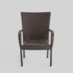 7pc Walker Acacia & Wicker Patio Dining Set Teak - Christopher Knight Home -Outdoor Furniture Store GUEST 3bcf5e12 f3fe 4284 b831 38fbee017a62