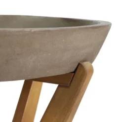 Yukon Patio Side Table - Teak/Light Gray - Christopher Knight Home -Outdoor Furniture Store GUEST 3d4c667f ae7f 4793 bff7 2c50f91f944b