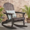 Malibu Acacia Wood Adirondack Rocking Chair Dark Gray - Christopher Knight Home -Outdoor Furniture Store GUEST 3fd4e800 2400 4065 88e1 07526fd7b1cd