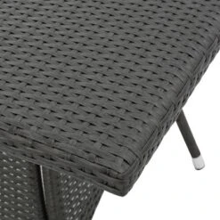 Campbell 5pc Wicker Patio Dining Set With Cushions - Gray - Christopher Knight Home -Outdoor Furniture Store GUEST 442501f9 67eb 440e 84fe 0201a034ac61