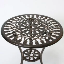 Nassau 3pc Cast Aluminum Patio Bistro Set - Brown - Christopher Knight Home -Outdoor Furniture Store GUEST 4a817994 d15e 47be 8cd5 d92809f60cea