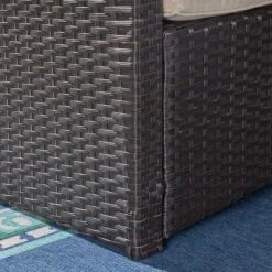 Sanger Wicker Sofa - Brown/Beige - Christopher Knight Home -Outdoor Furniture Store GUEST 4d6b37c9 bc3a 40f6 afa2 5970ecff7ab6