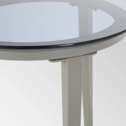 Pebble Iron Modern Side Table - Gray - Christopher Knight Home -Outdoor Furniture Store GUEST 4f015c16 eab9 4f9f 8dd7 eb7870658daf