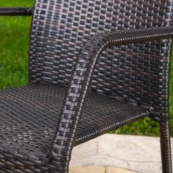 Alexandria 7pc Wicker Dining Set - Multibrown - Christopher Knight Home -Outdoor Furniture Store GUEST 4fb002bb 5b61 4902 a460 855139d4631f