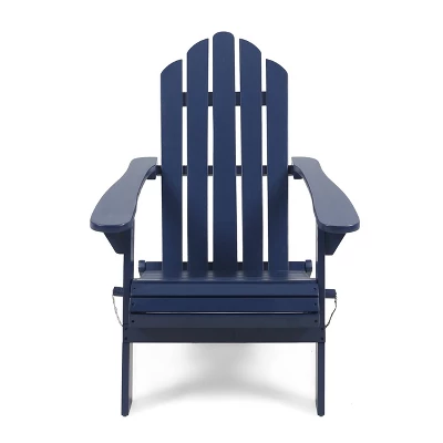 2pk Hazel Outdoor Acacia Wood Foldable Adirondack Chairs - Christopher Knight Home 5 2pk Hazel Outdoor Acacia Wood Foldable Adirondack Chairs - Christopher Knight Home - Image 3