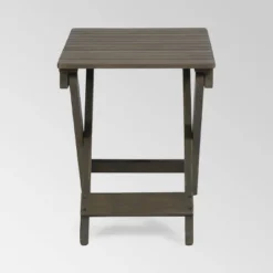 Malibu Folding Side Table - Gray - Christopher Knight Home -Outdoor Furniture Store GUEST 507637d0 67bb 459d a886 c00b41828131