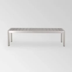 Cape Coral Aluminum Modern Dining Bench - Christopher Knight Home 12 Cape Coral Aluminum Modern Dining Bench - Christopher Knight Home -Outdoor Furniture Store GUEST 508a5900 8a66 4577 a253 1b4e1e2e171a