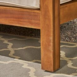 Oana 9pc Acacia Wood U-Shaped Sectional Sofa Set Teak/Beige - Christopher Knight Home -Outdoor Furniture Store GUEST 50cfbc00 22eb 4d9f 8ef0 34984ec403c1