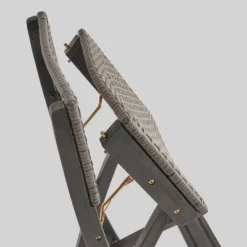 Polaris 5pc Wood And Wicker 26" Square Bar Set Dark Gray - Christopher Knight Home -Outdoor Furniture Store GUEST 544e5df1 fb82 43b2 8535 15837a278fde