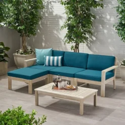 5pc Santa Ana Acacia Wood Patio Sofa Sectional Set - Christopher Knight Home 17 5pc Santa Ana Acacia Wood Patio Sofa Sectional Set - Christopher Knight Home -Outdoor Furniture Store GUEST 58d0cfa4 cac0 4bbd b62c 697b16c21136