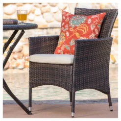 Malaga 3pc All-Weather Wicker Patio Bistro Set - Brown - Christopher Knight Home 7 Malaga 3pc All-Weather Wicker Patio Bistro Set - Brown - Christopher Knight Home -Outdoor Furniture Store GUEST 5bd51b71 a9a6 4a24 b27f 1c6abe1770b8
