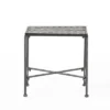 Petra Square Iron Patio Side Table - Black - Christopher Knight Home -Outdoor Furniture Store GUEST 5c2447e6 f3ad 4664 8820 822c200539d5