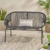 Condessa Patio Hammock Weave Loveseat Bench - Black - Christopher Knight Home 2 Condessa Patio Hammock Weave Loveseat Bench - Black - Christopher Knight Home -Outdoor Furniture Store GUEST 63757877 3275 42aa a798 da5e5de0d181