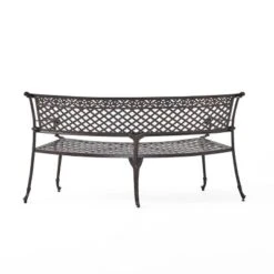 Sebastian Cast Aluminum Patio Sector Bench - Shiny Copper - Christopher Knight Home 14 Sebastian Cast Aluminum Patio Sector Bench - Shiny Copper - Christopher Knight Home -Outdoor Furniture Store GUEST 645532b9 c6d6 4697 a504 0f9f118d75a6