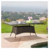 Corsica Rectangle Wicker Dining Table - Multi Brown - Christopher Knight Home -Outdoor Furniture Store GUEST 64c254dc cd5a 427c 8ab9 2bb69b4ee572