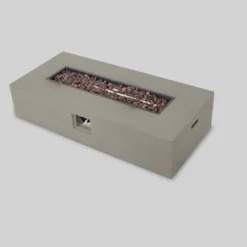 Oana 12pc Acacia U-Shaped Sectional Sofa Set With Fire Pit - Teak/Beige And Light Gray - Christopher Knight Home -Outdoor Furniture Store GUEST 65511adb 76e2 47b5 9c45 6d1d767871ce