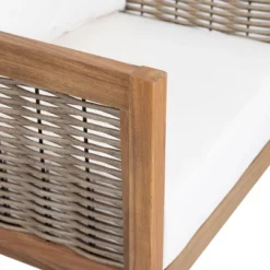 Burchett 2pk Outdoor Acacia Wood Club Chairs With Cushions - Teak/Brown/Beige - Christopher Knight Home -Outdoor Furniture Store GUEST 6589994e 1b3a 43eb 9114 41b775139945