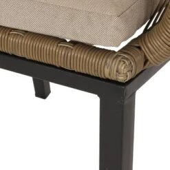 2pk Russel Outdoor Wicker Dining Chairs With Cushions Light Brown/Beige - Christopher Knight Home -Outdoor Furniture Store GUEST 68c68f66 e3d7 4382 9e05 465620186bce