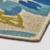 Wildwood Floral Outdoor Rug Ivory/Blue - Christopher Knight Home