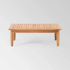 Aston 4pc Acacia Wood Mid-Century Modern Chat Set - Teak/Cream - Christopher Knight Home -Outdoor Furniture Store GUEST 6ed29926 10cf 463d 82b5 b6e92fa8881a